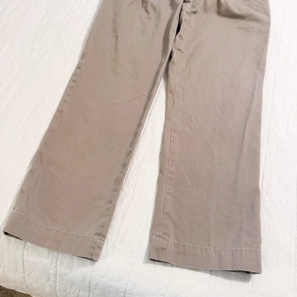 Polo Ralph Lauren Ethan Pant Mens 35x32 Khaki Tan‎ Double Pleated Chino